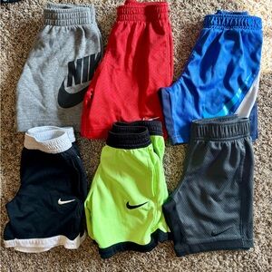 Nike Kids Shorts Set - Red, Blue, Gray, Black, Green